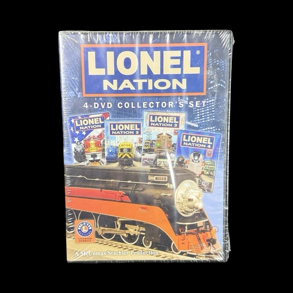 Lionel Nation 4-DVD Collector's Set Collectible Railroad Video NEW SEALED